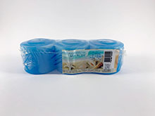 Velas Aromáticas kit com 3 unidades Brisa do Mar